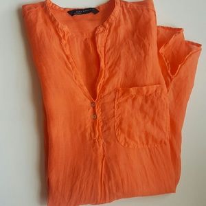 Zara Coral Tunic